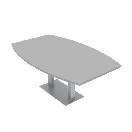 Skutchi Designs 45.25 in W, 84 in L, 29 in H, Engineered Wood Top, Grey HAR-BOT-46X84-DOU-01